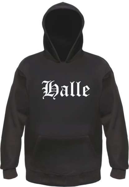 Halle Kapuzensweatshirt - Altdeutsch - bedruckt - Hoodie Kapuzenpullover