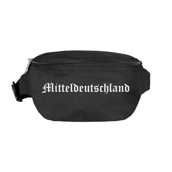 Mitteldeutschland Bauchtasche - Altdeutsch bedruckt - Gürteltasche Hipbag