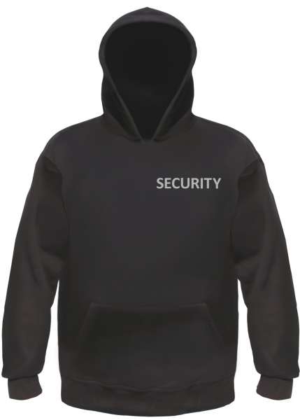 Security Kapuzensweatshirt Hoodie Kapuzenpullover Druck: Reflektierend