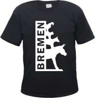 Bremen Herren T-Shirt - Tee Shirt Die Bremer Stadtmusikanten Bremen Herren T-Shirt - Tee Shirt Die Bremer Stadtmusikanten