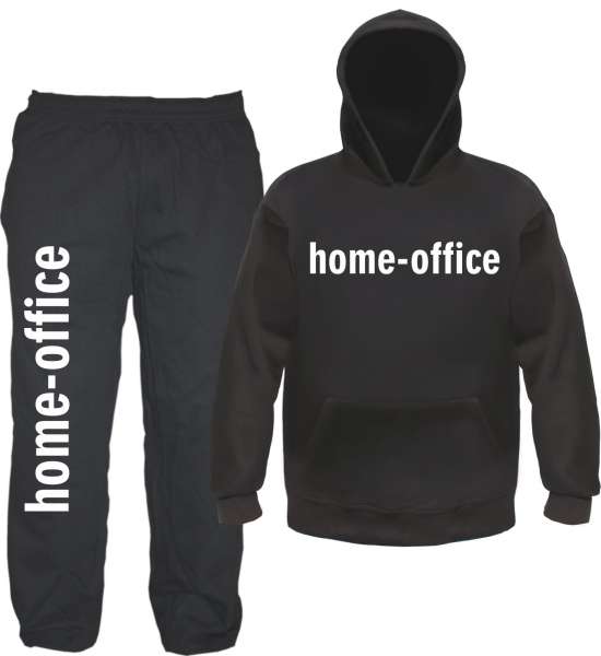 home-office Jogginganzug - bedruckt - Jogginghose und Hoodie für Homeoffice