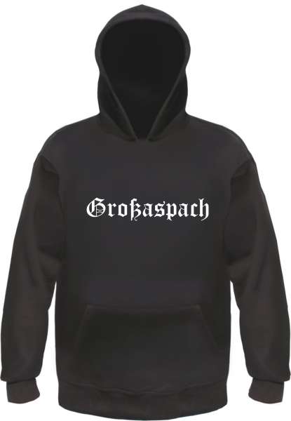 Großaspach Kapuzensweatshirt - Altdeutsch - bedruckt - Hoodie Kapuzenpullover