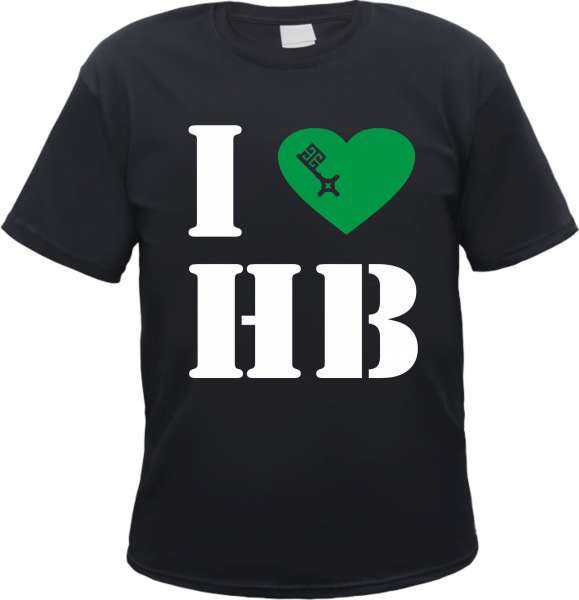 Bremen Herren T-Shirt - Tee Shirt - I Love HB