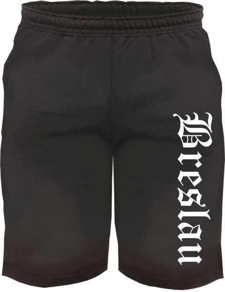 Breslau Sweatshorts - Altdeutsch bedruckt - Kurze Hose Shorts