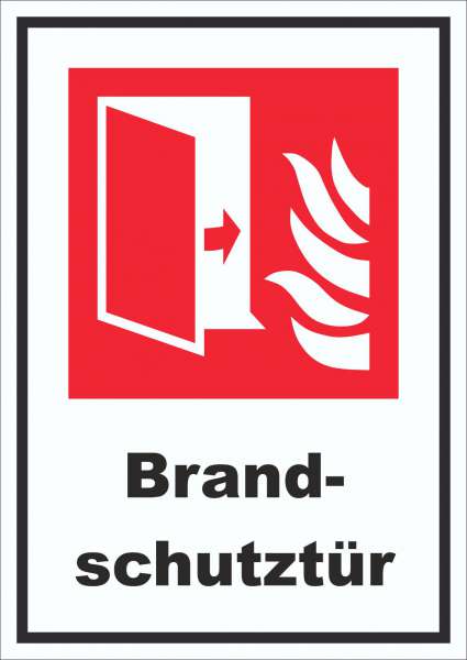 Brandschutztür Brandschutz Schild