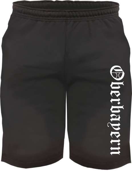 Oberbayern Sweatshorts - Altdeutsch bedruckt - Kurze Hose Shorts