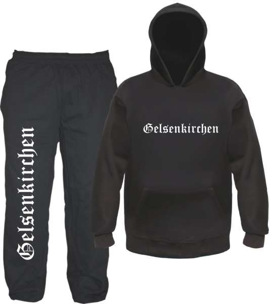 Gelsenkirchen Jogginganzug - Altdeutsch - Jogginghose und Hoodie