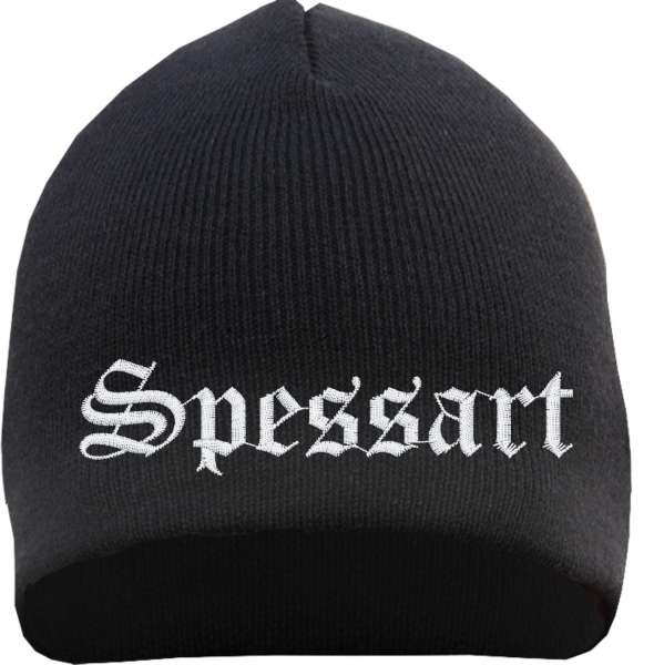 Spessart Beanie Mütze - Altdeutsch - Bestickt - Strickmütze Wintermütze