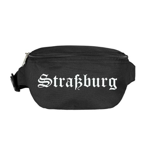 Straßburg Bauchtasche - Altdeutsch bedruckt - Gürteltasche Hipbag