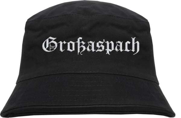 Großaspach Fischerhut - Altdeutsch - bestickt - Bucket Hat Anglerhut Hut