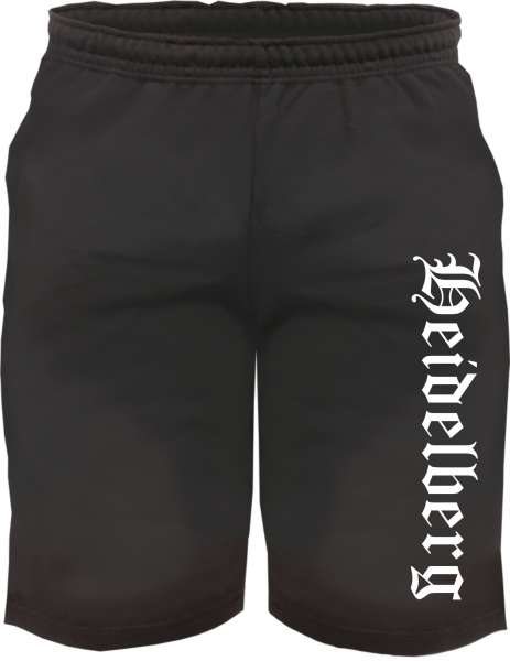 Heidelberg Sweatshorts - Altdeutsch bedruckt - Kurze Hose Shorts