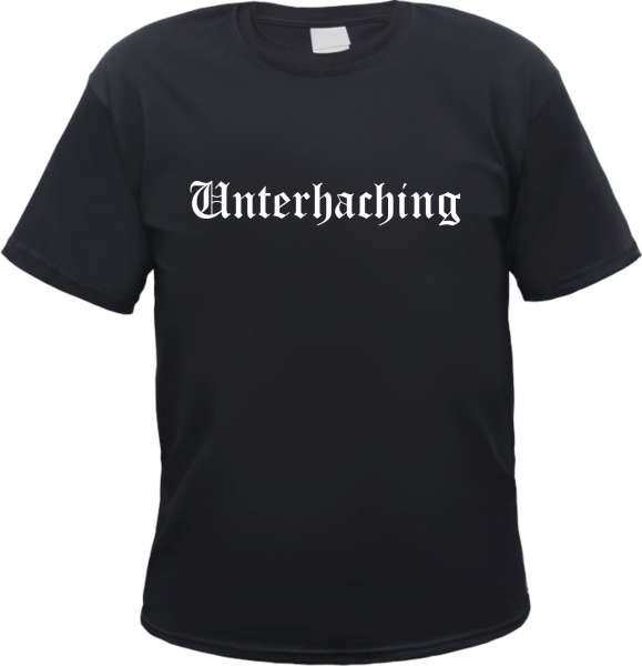 Unterhaching Herren T-Shirt - Altdeutsch - Tee Shirt