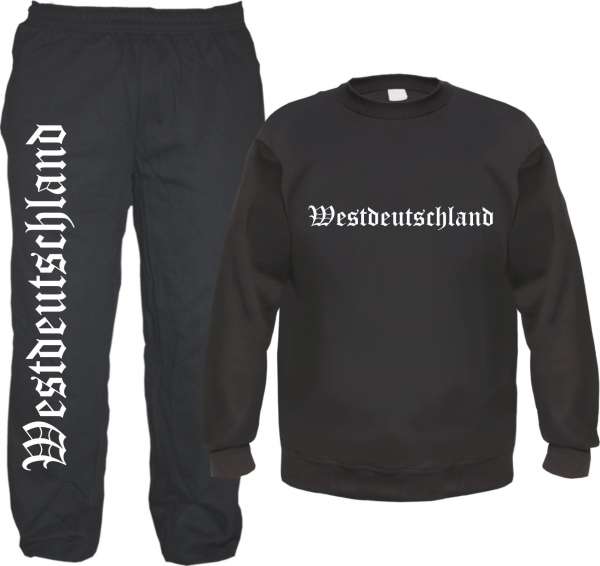 Westdeutschland Jogginghose und Sweat im Set - Jogginganzug