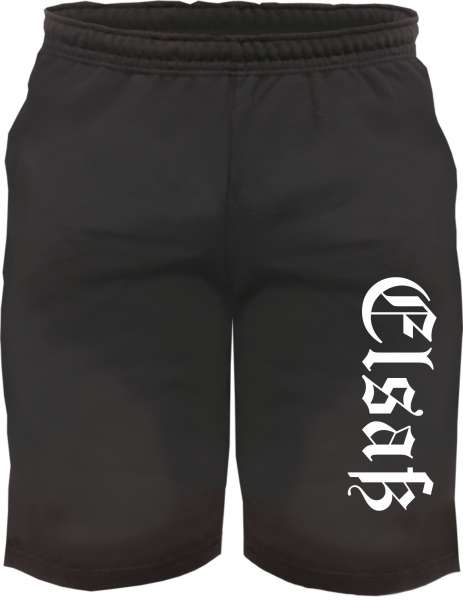 Elsaß Sweatshorts - Altdeutsch bedruckt - Kurze Hose Shorts