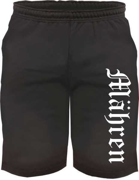 Mähren Sweatshorts - Altdeutsch bedruckt - Kurze Hose Shorts