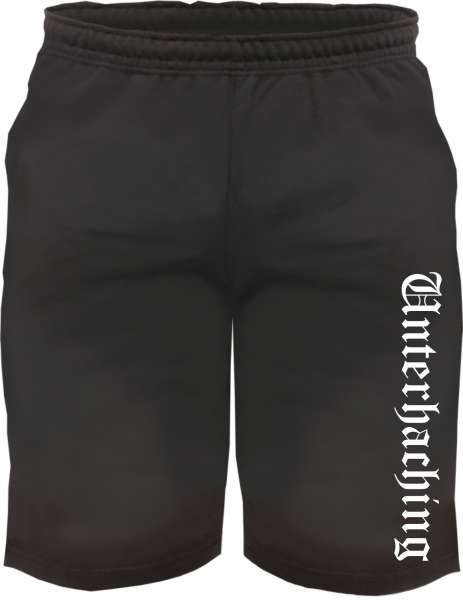 Unterhaching Sweatshorts - Altdeutsch bedruckt - Kurze Hose Shorts