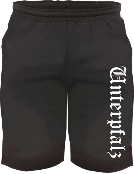 Unterpfalz Sweatshorts - Altdeutsch bedruckt - Kurze Hose Shorts