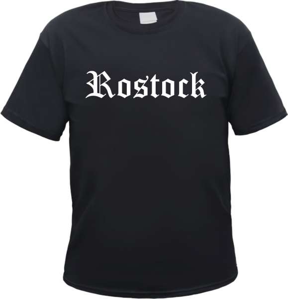 Rostock Herren T-Shirt - Altdeutsch - Tee Shirt