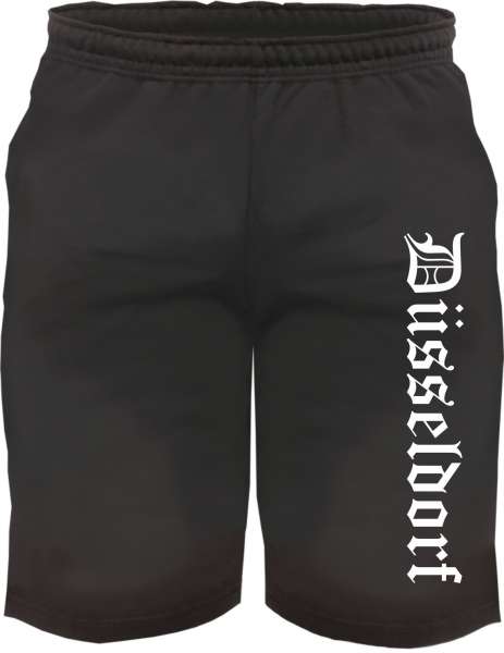 Düsseldorf Sweatshorts - Altdeutsch bedruckt - Kurze Hose Shorts