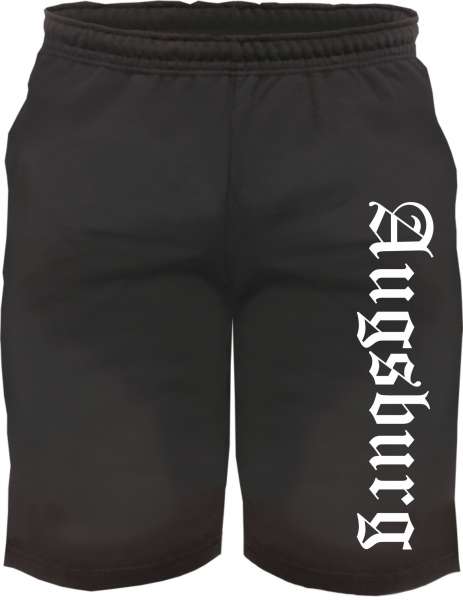 Augsburg Sweatshorts - Altdeutsch bedruckt - Kurze Hose Shorts