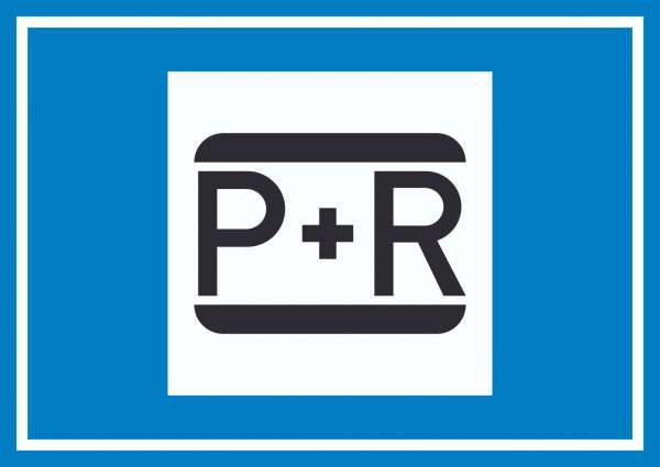 Parken und Reisen Symbol Schild