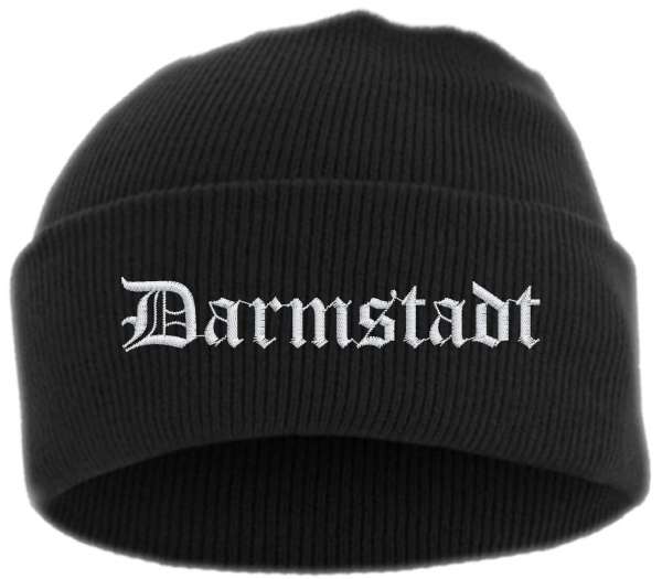 Darmstadt Umschlagmütze - Altdeutsch - Bestickt - Mütze mit breitem Umschlag