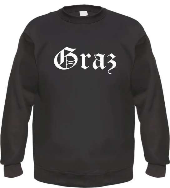 Graz Sweatshirt - Altdeutsch - bedruckt - Pullover