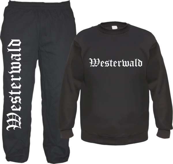 Westerwald Jogginghose und Sweat im Set - Jogginganzug