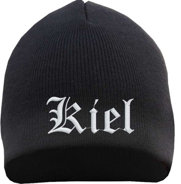 Kiel Beanie Mütze - Altdeutsch - Bestickt - Strickmütze Wintermütze