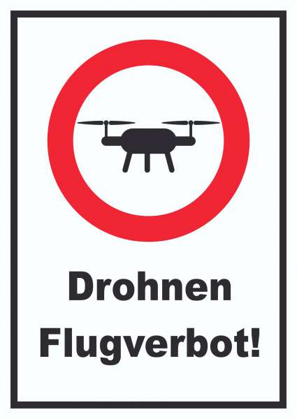 Drohnen Flugverbot Schild