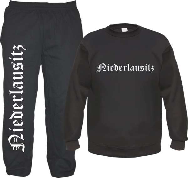 Niederlausitz Jogginghose und Sweat im Set - Jogginganzug