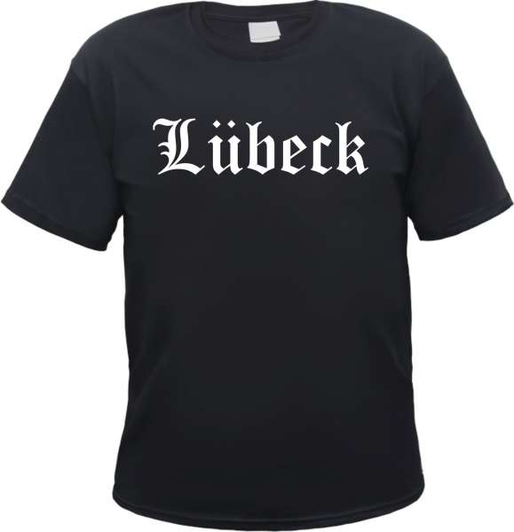 Lübeck Herren T-Shirt - Altdeutsch - Tee Shirt