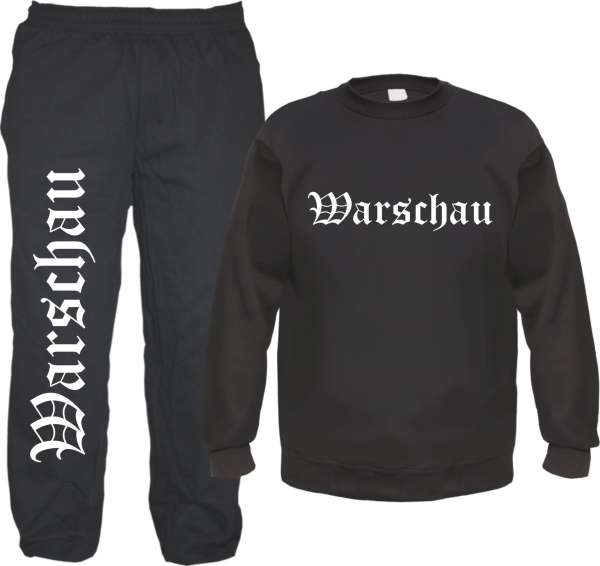 Warschau Jogginghose und Sweat im Set - Jogginganzug