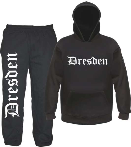 Dresden Jogginganzug - Altdeutsch - Jogginghose und Hoodie