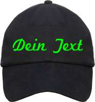 Individuelles Cappy NEON - Schreibschrift - mit Wunschtext bedruckt Individuelles Cappy NEON - Schreibschrift - mit Wunschtext bedruckt