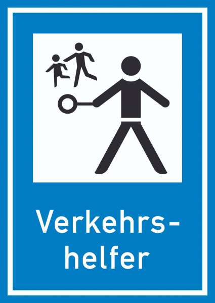 Verkehrshelfer Schild