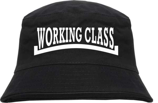 Working Class Fischerhut - bedruckt - Bucket Hat Anglerhut Hut Arbeiterklasse Oi